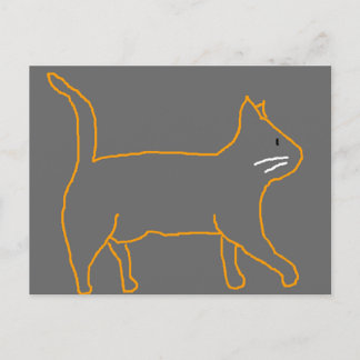 Katzenpostkarte Postkarte