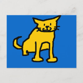 Katzenpostkarte Postkarte