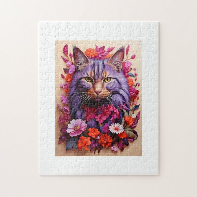 Katzenpuzzle  puzzle (Vertikal)