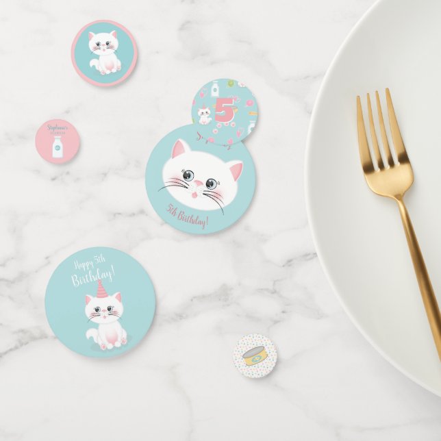 Katzenregen Geburtstag Konfetti (Gruppe)