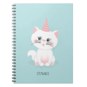 Katzenregen Geburtstag Notizblock