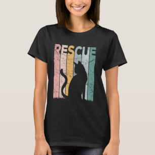 Katzenrettung Vintage Katzenretter Retro Katzenret T-Shirt