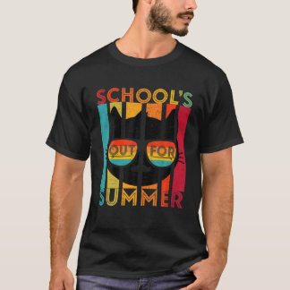 Katzenrückgabe am letzten Schultag für Sommerferie T-Shirt