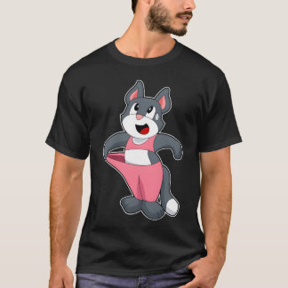 Katzenrücklauf-Fitness T-Shirt