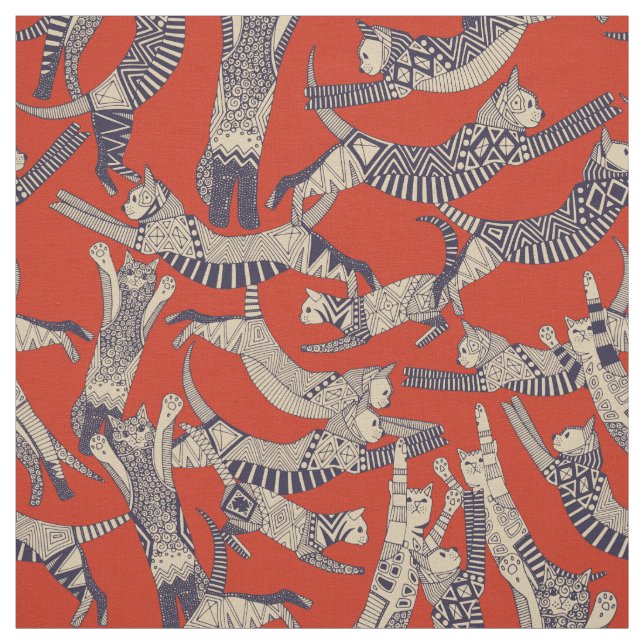 Katzenrücklauf Stoff (Muster)
