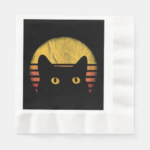Katzenrücklauf Vintag Serviette