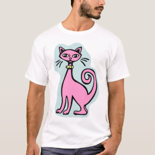 Katzenrückseite - 2 - (Vorderseite und Rückseite) T-Shirt