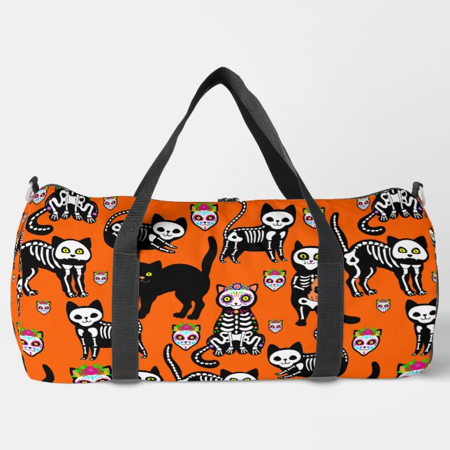 Katzenrumpf-Orange Duffle Bag (Vorderseite)