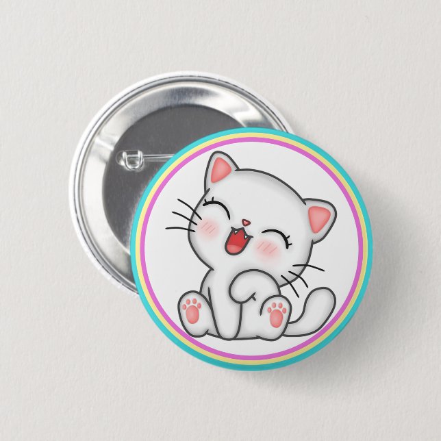 Katzenschaltfläche Button (Vorne & Hinten)