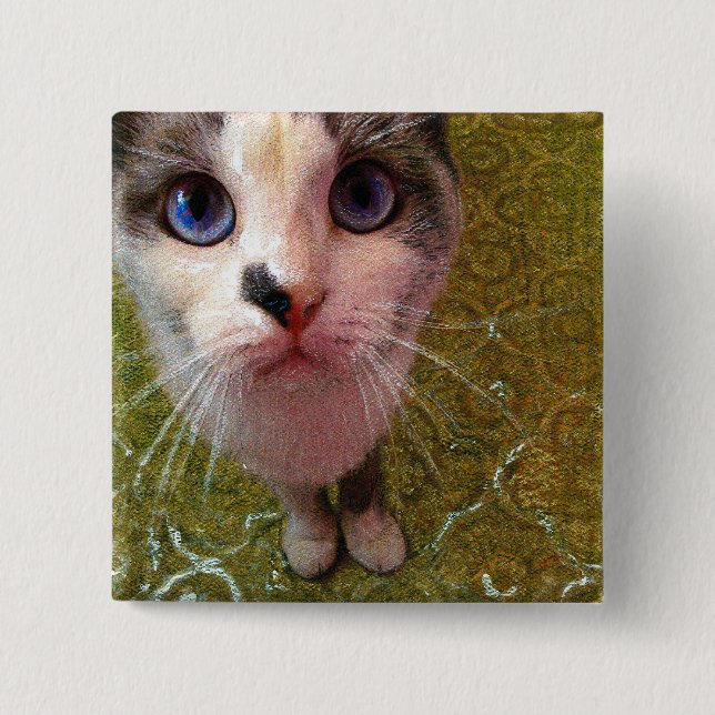 Katzenschaltfläche Button (Vorderseite)