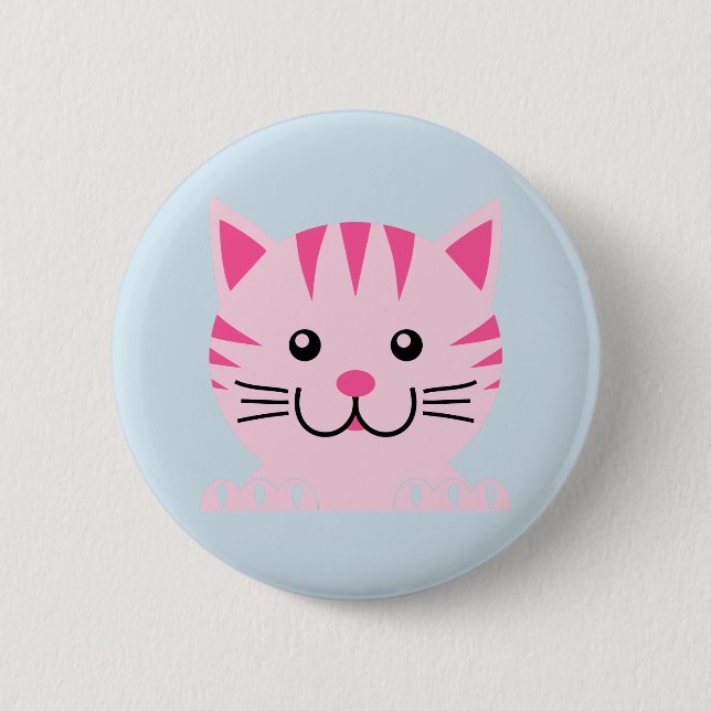 Katzenschaltfläche, Katzenüberlauftaste, Schaltflä Button (Vorderseite)