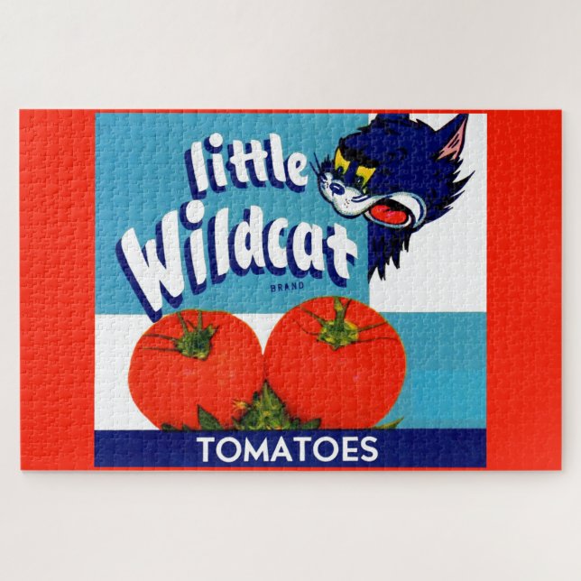 Katzenschild Puzzle (Horizontal)