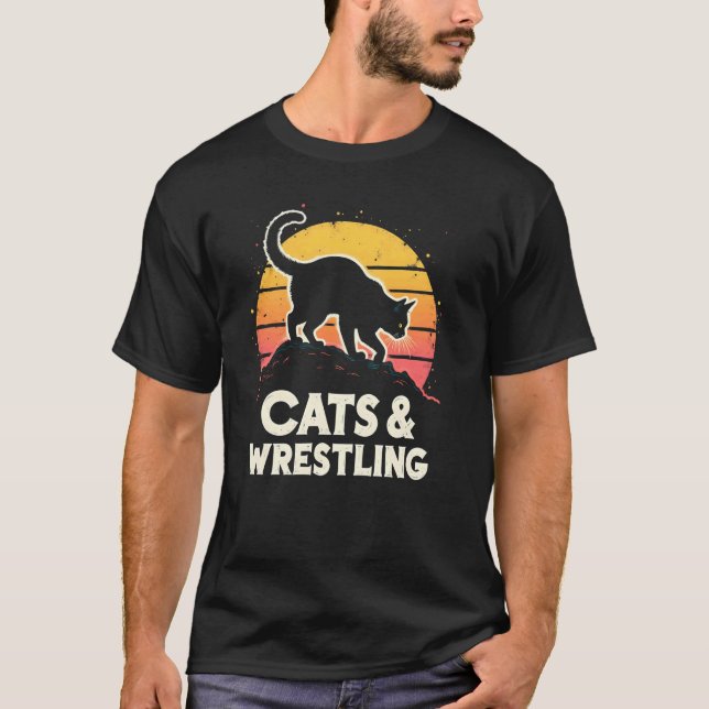 Katzenschlägerei Heimlich T-Shirt (Vorderseite)