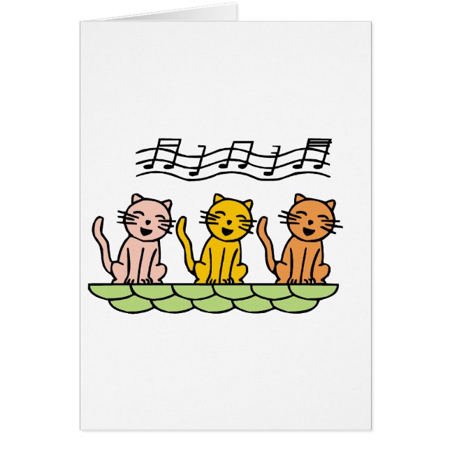 Katzenschreie und Geschenke singen (Vorne)