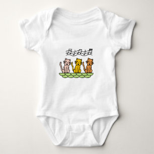 Katzenschreie und Geschenke singen Baby Strampler