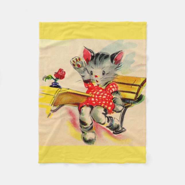 Katzenschüler Fleecedecke (Vorderseite)