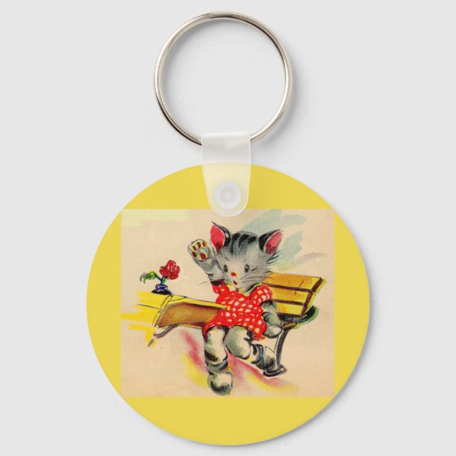 Katzenschüler Schlüsselanhänger (Vorderseite)
