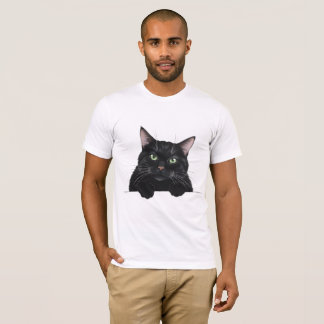 Katzenschwarzer T - Shirt