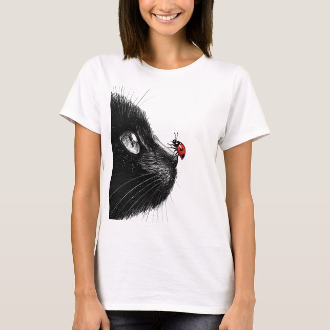 Katzenshirt T-Shirt (Vorderseite)