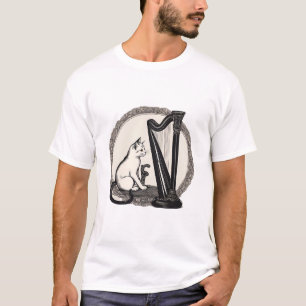 Katzensitze und Harfenspielen perfekte Geschenke f T-Shirt