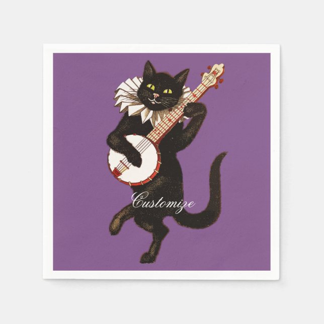 Katzenspiel Banjo Thunder_Cove Serviette (Vorderseite)