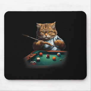 Katzenspielbecken Billard Coole Funny Cats Männer  Mousepad