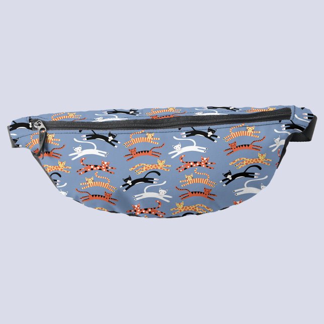 Katzensprung Bauchtasche (Leaping cats fun fanny pack)