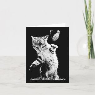 Katzensprung Grenade Funny Kitty Cat Grenade Szene Karte