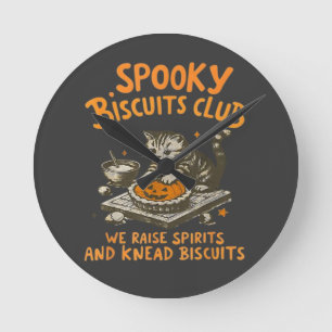 Katzenspuke Runde Wanduhr