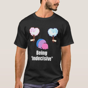 Katzenstapel Bisexueller Stolz Süße Bi-Flagge Lgbt T-Shirt