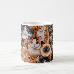 Katzenstoff-Tasse Kaffeetasse