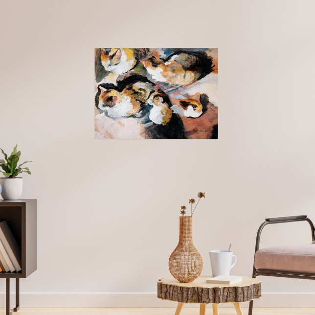 Katzenstudien (Studie einer Katze) 1909 Poster (Wohnzimmer 3)