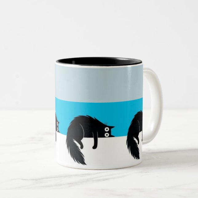 KatzenTasse Zweifarbige Tasse (VorderseiteRechts)