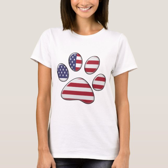 Katzentatze drucken uns flag.png T-Shirt (Vorderseite)