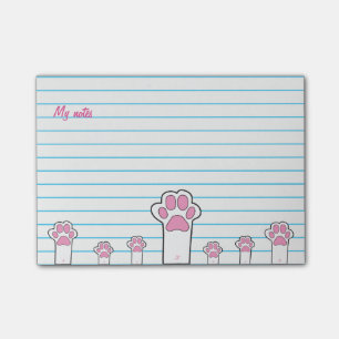 Katzentatzen Post-it Klebezettel