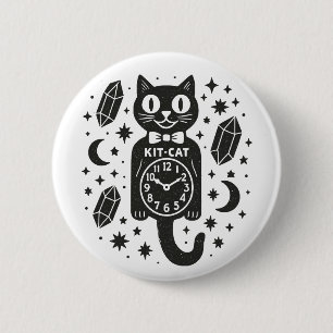 Katzenuhr Button