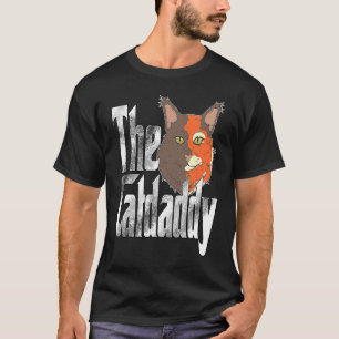 Katzenvater Der Katzenpate Verrückter Katzenvater T-Shirt