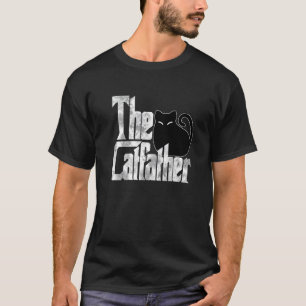 Katzenvater Der Katzenvater Crazy Black Cat Vater T-Shirt