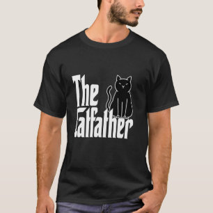 Katzenvater Der Katzenvater Süße schwarze Katzenva T-Shirt