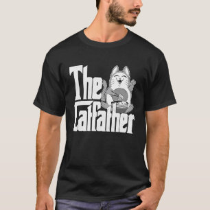 Katzenvater Der Katzenvater Verrückte Lebensmittel T-Shirt
