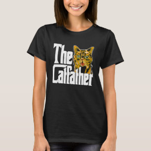 Katzenvater Der Katzenvater Verrückter Katzenvater T-Shirt