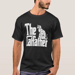 Katzenvater Der Katzenvater Weißes Polygon Katzenv T-Shirt