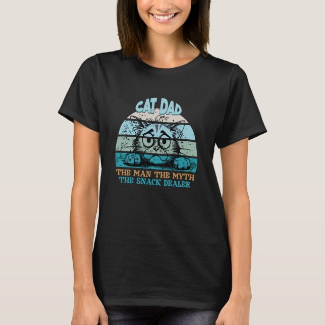 Katzenvater Der Mann Der Mythos Der Snack-Händler  T-Shirt (Vorderseite)