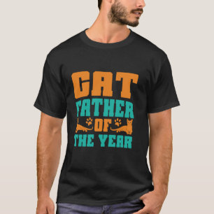 Katzenvater des Jahres Cat Dad T-Shirt