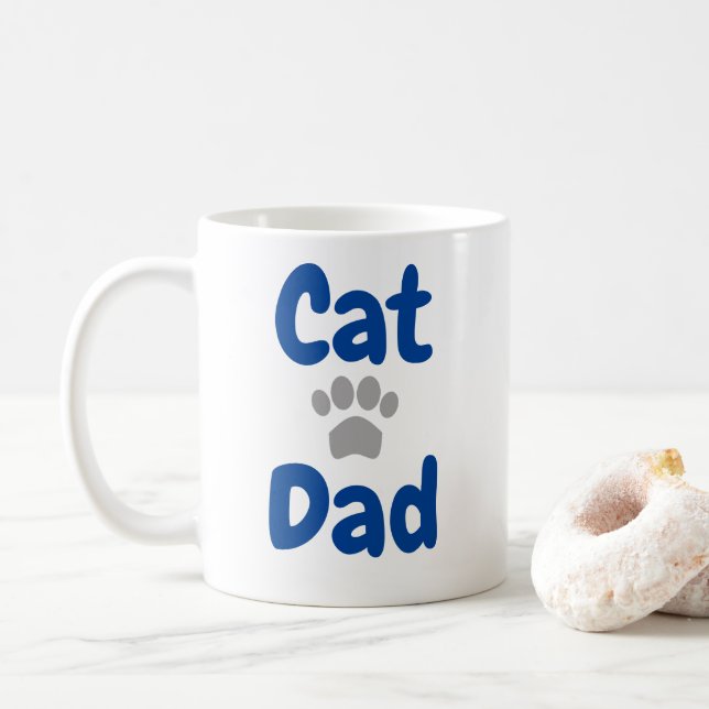 Katzenvater Kaffeetasse (Mit Donut)