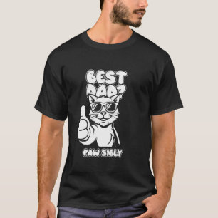 Katzenvater Kätzchen Haustierbesitzer Feline - Bes T-Shirt