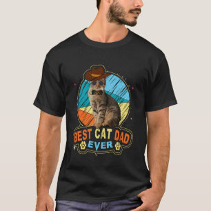 Katzenvater, Lustiges Katzen-Vater-Design T-Shirt
