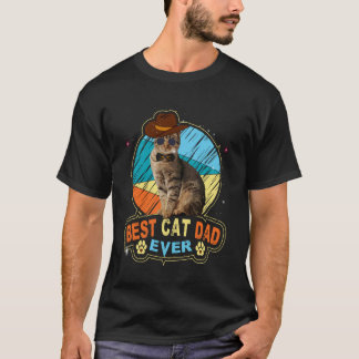 Katzenvater, Lustiges Katzen-Vater-Design T-Shirt