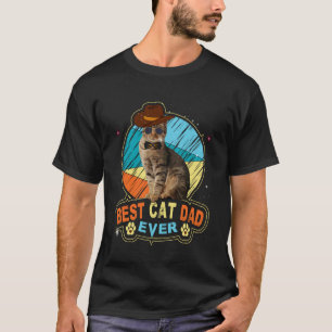 Katzenvater, Lustiges Katzen-Vater-Design T-Shirt