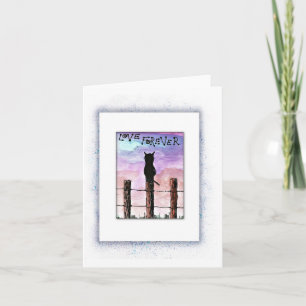 Katzenverlust, Tod, Sympathiekarte Karte